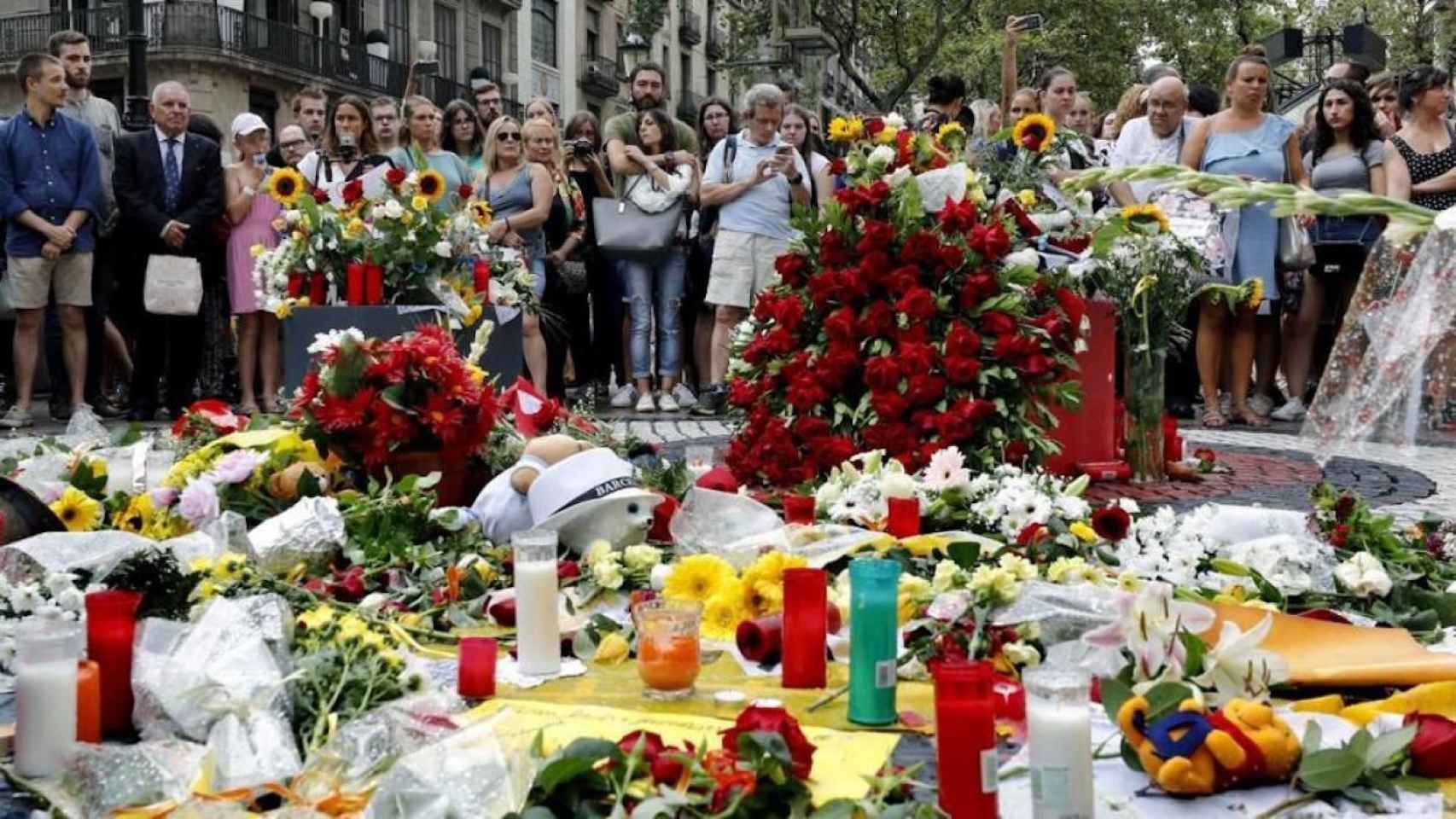 Imagen del el primer aniversario de los atentados terroristas de Barcelona y Cambrils / EFE