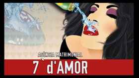 Cartel promocional del espectáculo teatral '7 d’Amor'