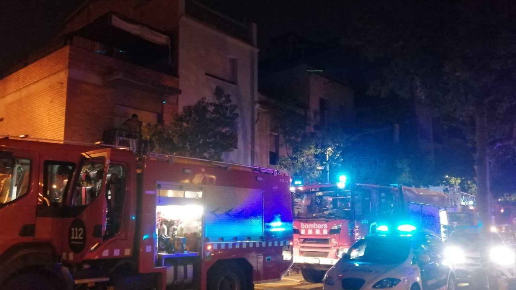 Incendio en Sant Boi de Llobregat / BOMBERS DE LA GENERALITAT