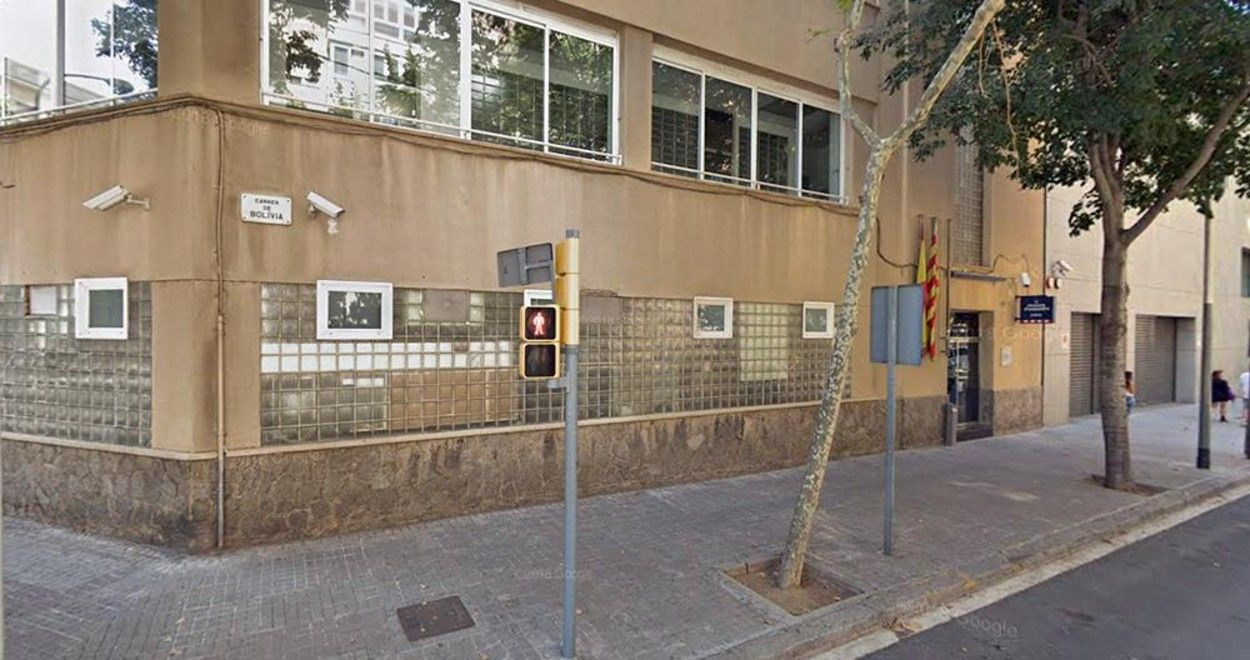 Estado actual de la comisaría de Mossos d'Esquadra en Sant Martí / CG