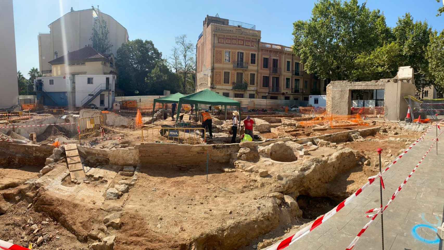 Restos arqueológicos en Sarrià / ASOCIACIÓN DE VECINOS DE SARRIÀ