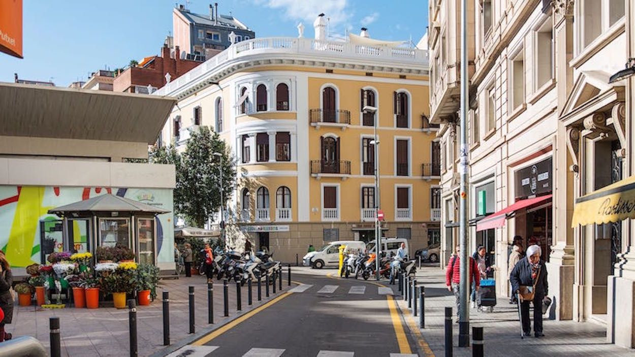 Calle de Sarrià-Sant Gervasi, uno de los distritos con menor incidencia de casos de covid-19 / AJUNTAMENT DE BARCELONA