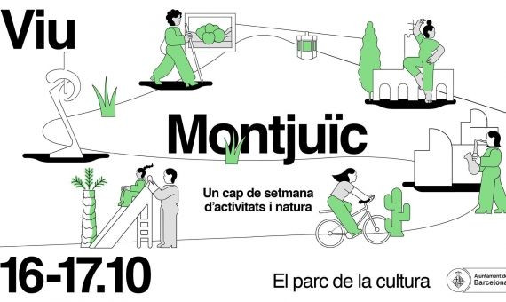 Cartel promocional de Viu Montjuïc. El Parc de la Cultura / AYUNTAMIENTO DE BARCELONA