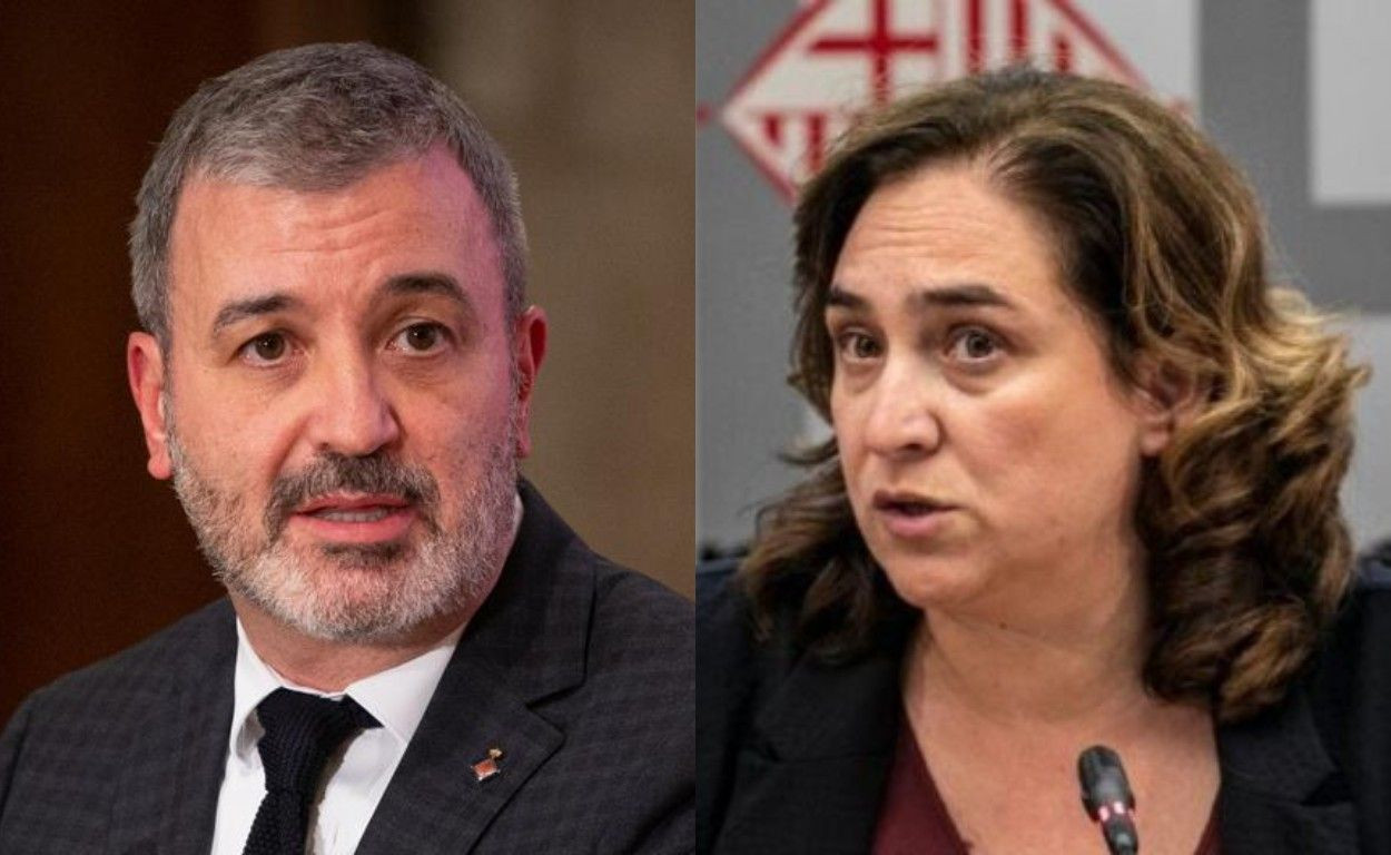 Jaume Collboni y Ada Colau, primer teniente de alcaldía y alcaldesa de BCN / MA