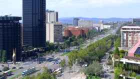 Vista aérea del barrio de les Corts de Barcelona / ARCHIVO