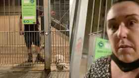 Un mujer denuncia que su pareja y el perro han sido encerrados en un pipicán de Sants / REDES SOCIALES