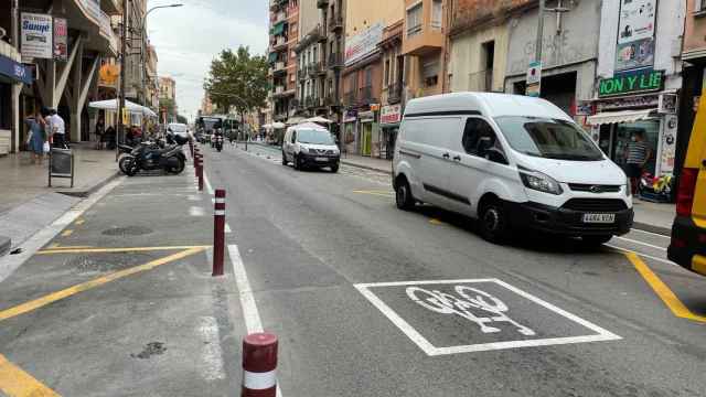 Carretera de Collblanc pacificada / NÚRIA MARÍN