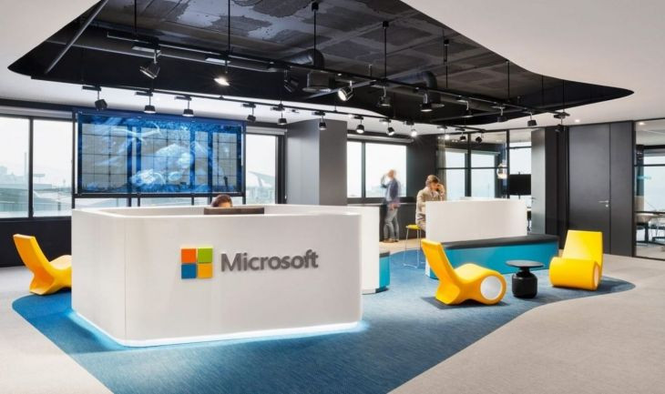 Oficina de Microsoft en una imagen de archivo