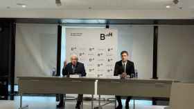 Jordi Clos durante la rueda de prensa sobre el sector turístico del Gremi d'Hotels de Barcelona / V.M.