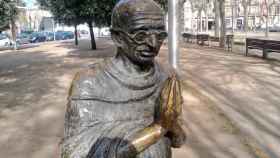 Escultura de Mahatma Gandhi / AJ BCN