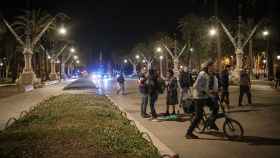 La Guardia Urbana desaloja el paseo de Lluís Companys este 2021 / PABLO MIRANZO
