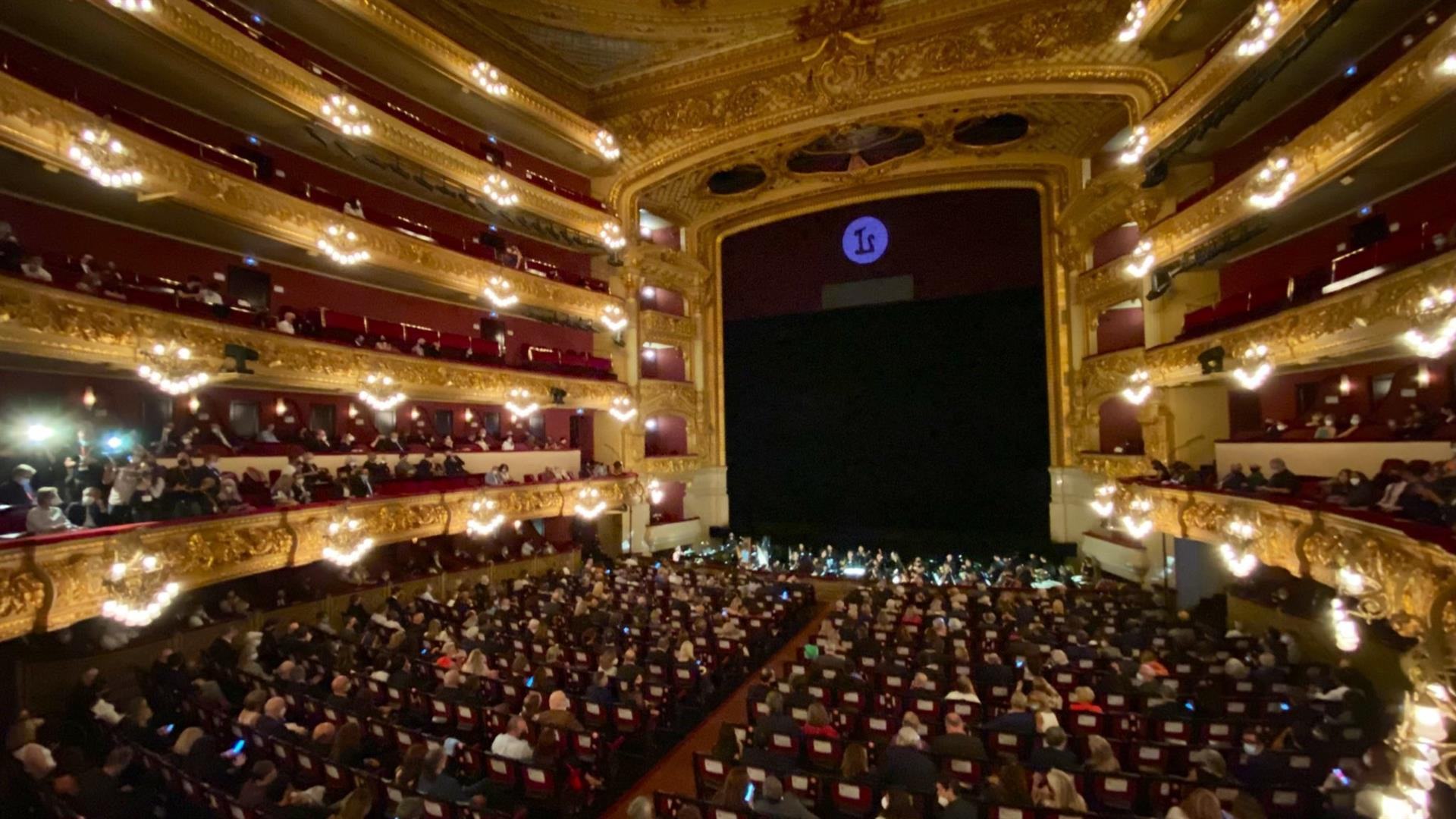 Imagen del Gran Teatre del Liceu, en la temporada 2021-2022 