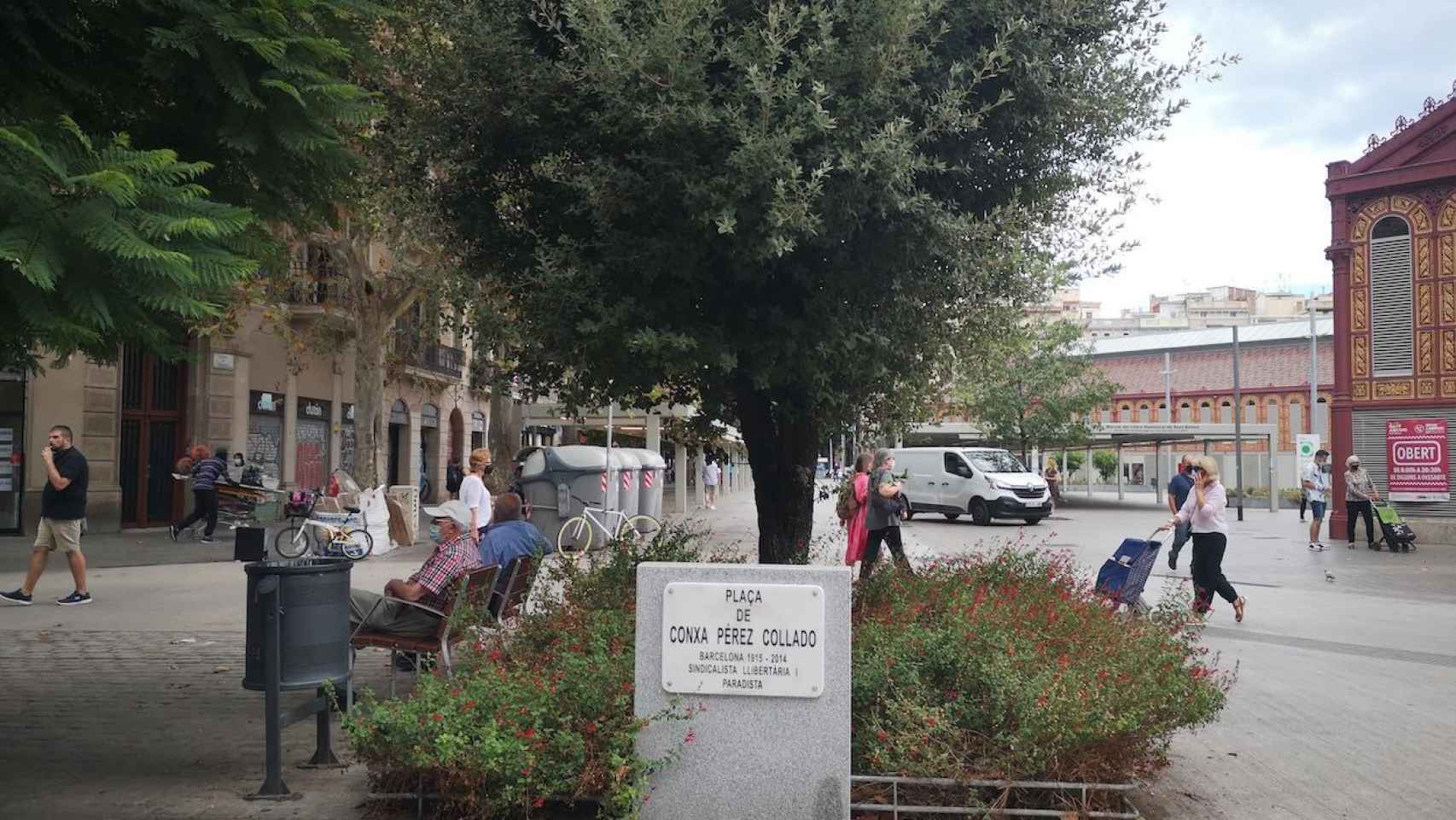 Plaza de Conxa Pérez Collado, en Sant Antoni / INMA SANTOS