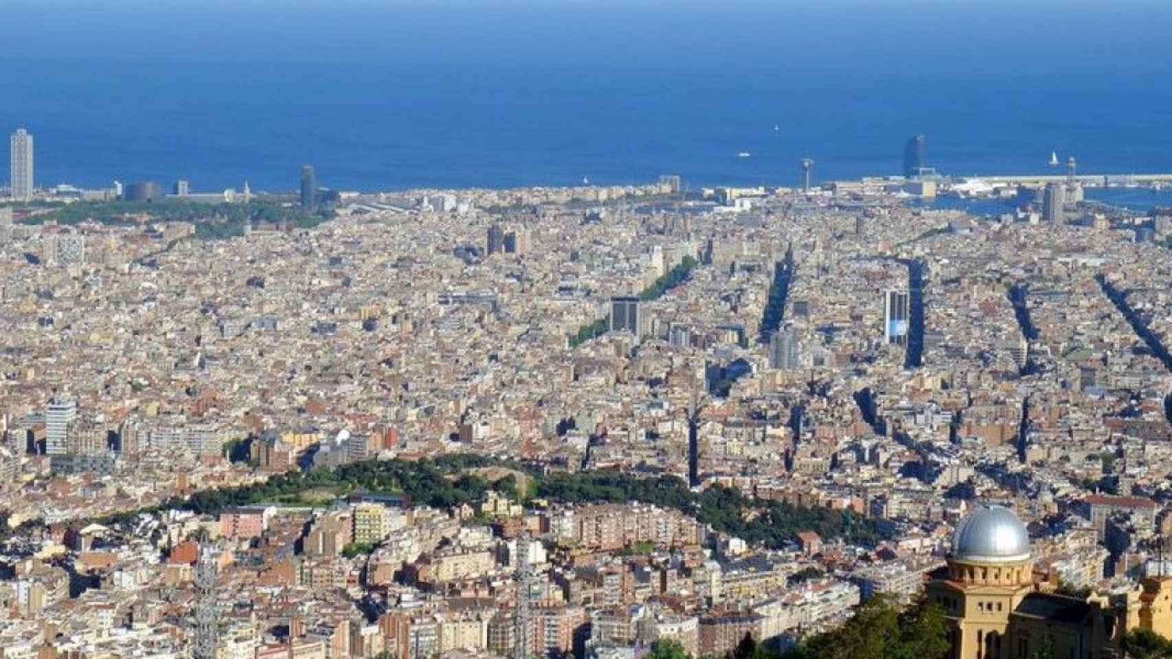 Imagen panorámica de la ciudad de Barcelona desde Collserola / AYUNTAMIENTO DE BARCELONA