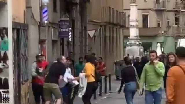 Intento de robo violento en las calles de Ciutat Vella / TWITTER