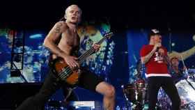 La banda Red Hot Chili Peppers durante un concierto en Barcelona / EFE
