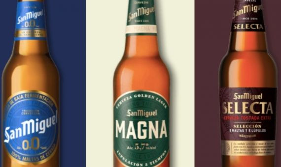 Variedad de cervezas de San Miguel / SAN MIGUEL