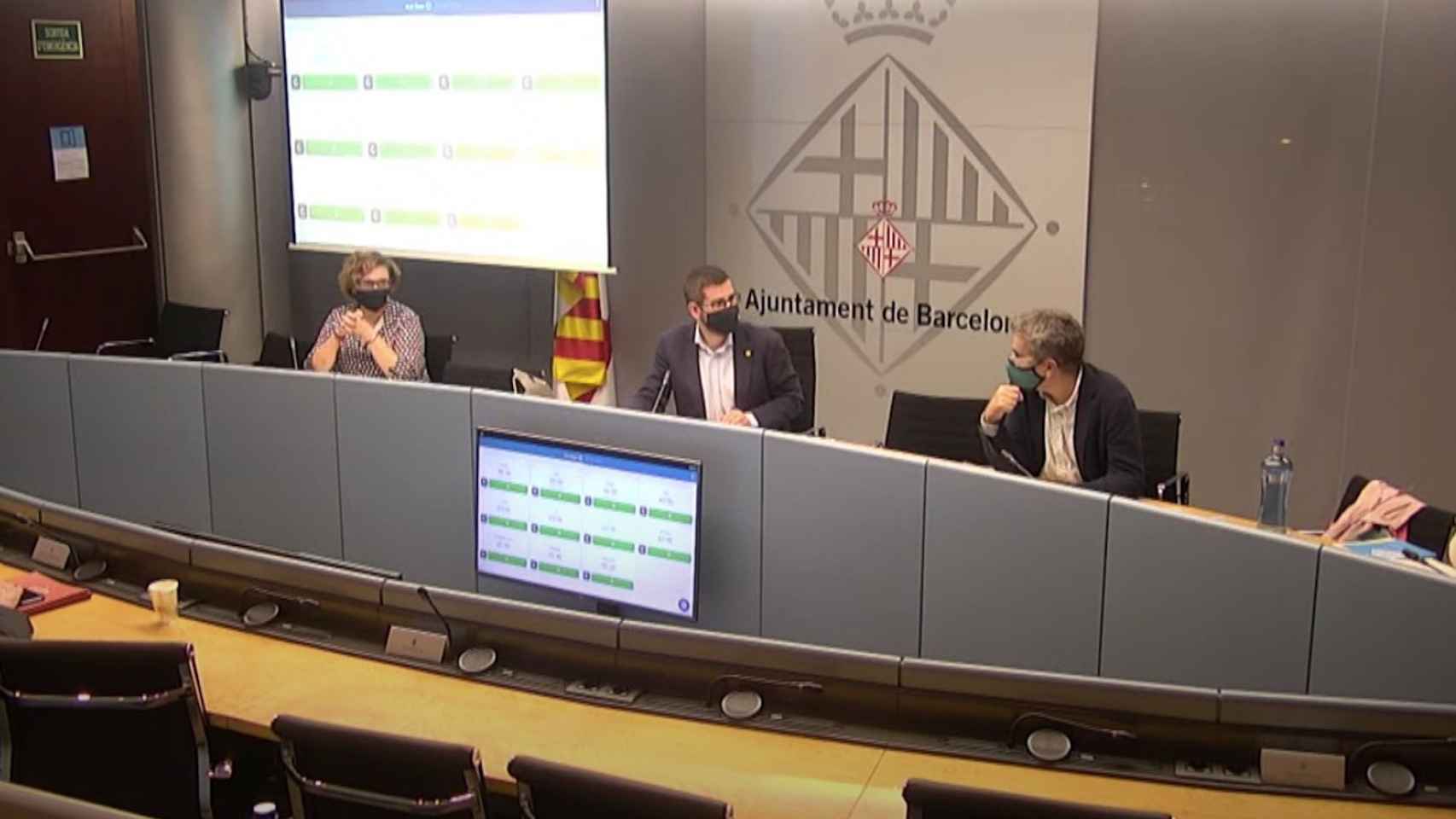 Miembros del gobierno de Colau y Collboni en la comisión de Economía sin buena parte de la oposición / AYUNTAMIENTO DE BARCELONA