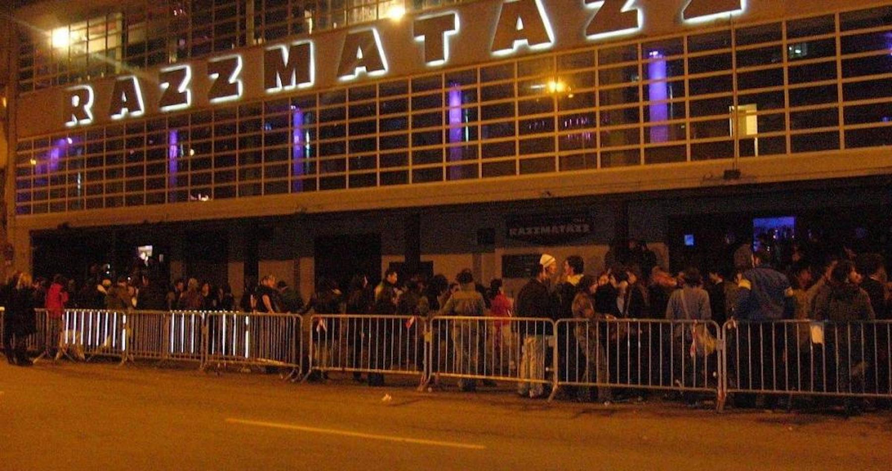 La entrada de la discoteca Razzmatazz de Barcelona / EUROPA PRESS