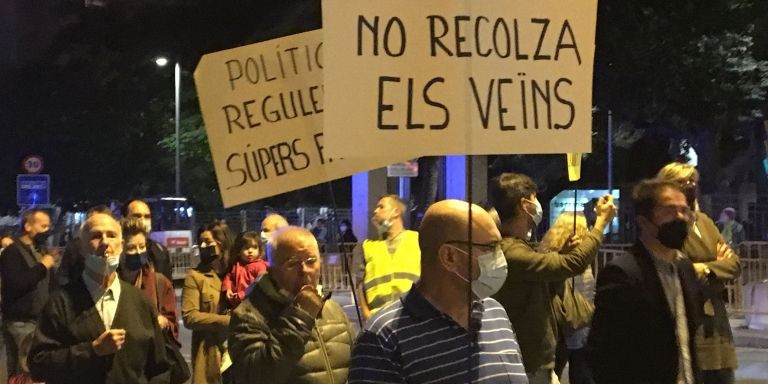 Protesta de los vecinos de Sant Ramon / RP