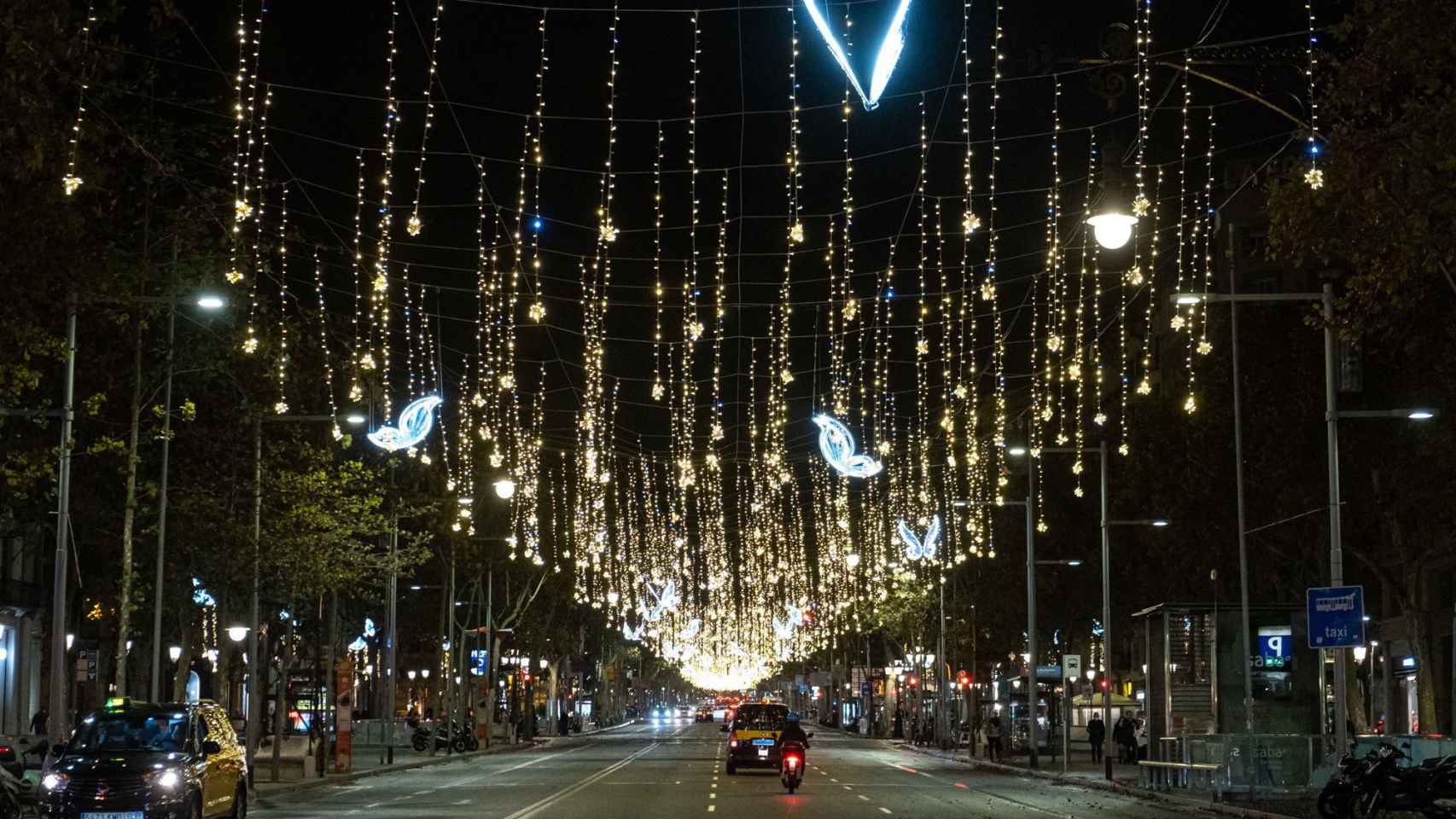 Luces de Navidad en el paseo de Gràcia / METRÓPOLI