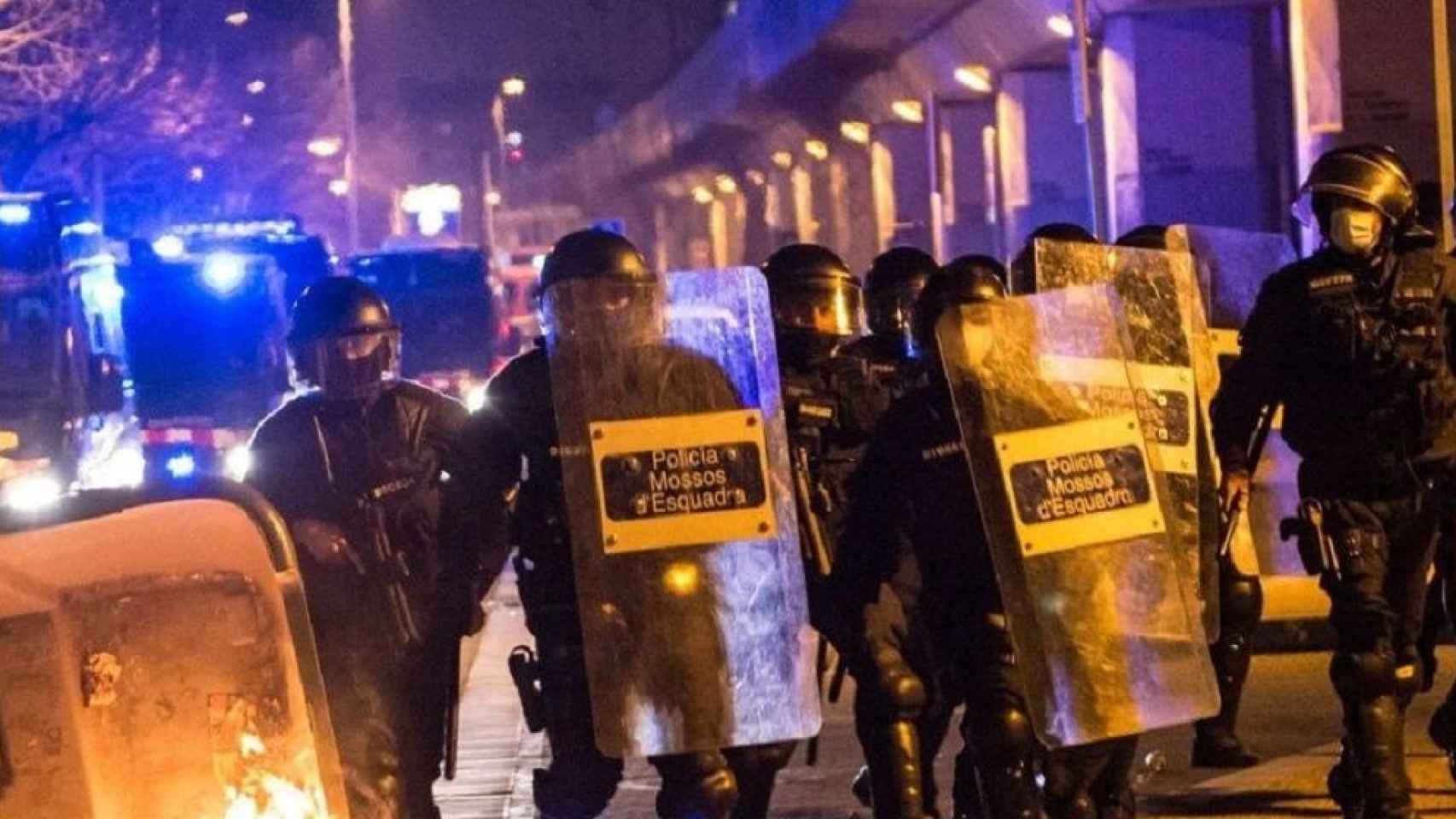 Antidisturbios de los Mossos d'Esquadra / EUROPA PRESS - Glòria Sánchez