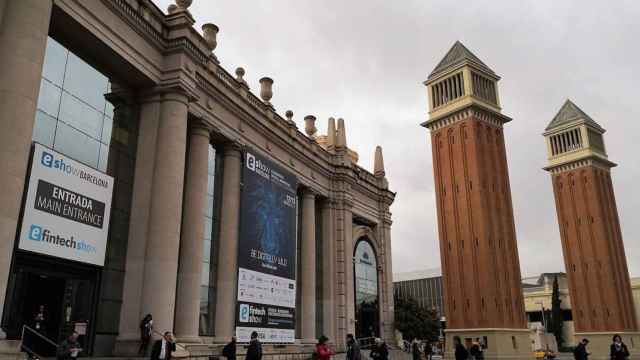 Exterior de Fira de Barcelona en una imagen de archivo, uno de los emplazamientos donde se podrían celebrar los JJOO de invierno