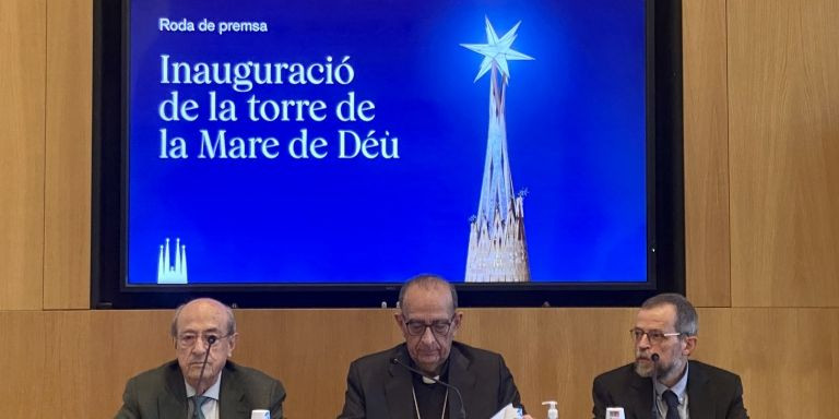 Presentación de la inauguración de la torre de la Virgen María en la Sagrada Família / METRÓPOLI