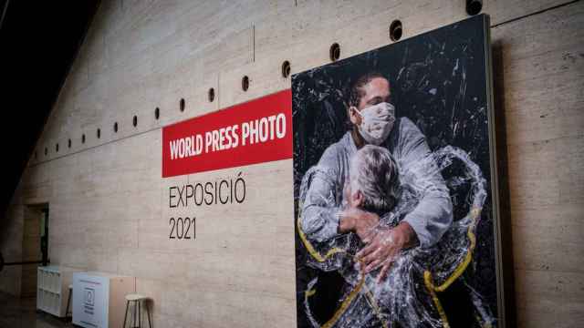 Entrada de la exposición del World Press Photo 2021 en el CCCB de Barcelona / PABLO MIRANZO - MA