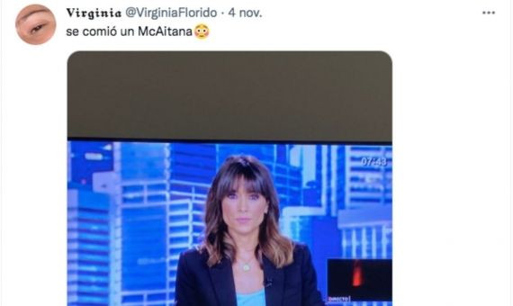 Tuit en que se muestra el parecido de Arancha Morales con Aitana / TWITTER