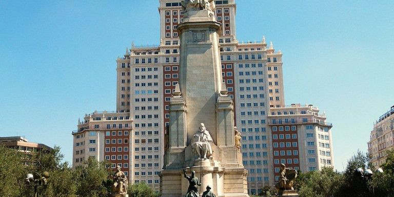 El monumento a Cervantes en la plaza de España de Madrid / AYUNTAMIENTO MADRID