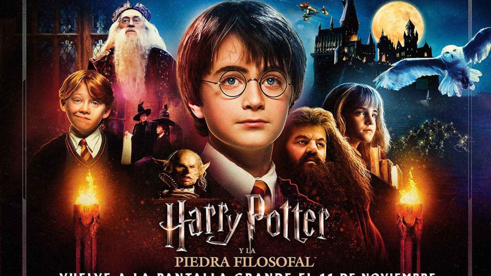 Harry Potter vuelve al cine 20 años después del estreno