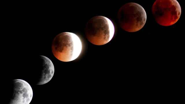 Fases de un eclipse lunar