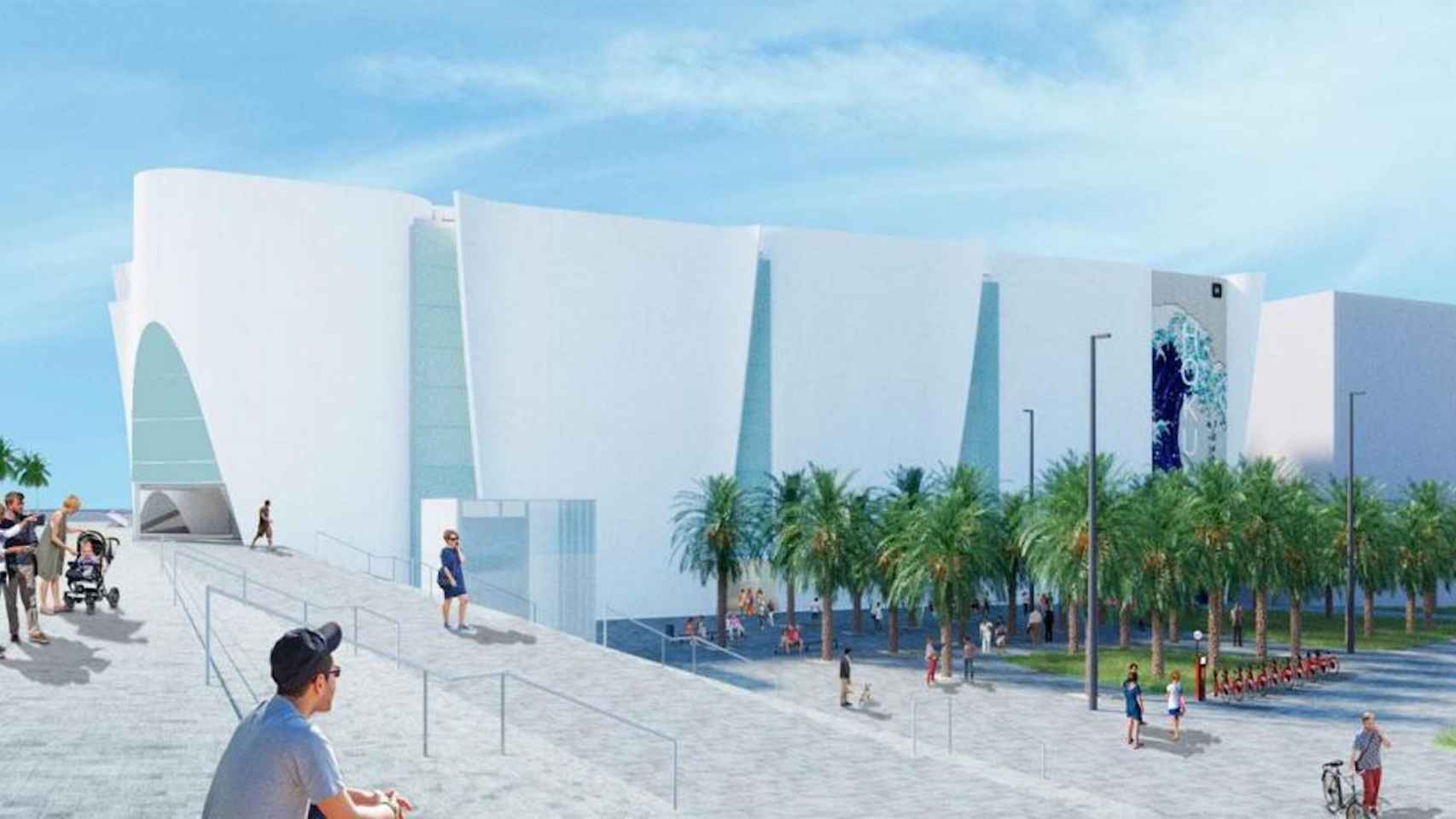 Render del futuro museo Hermitage, en el Port de Barcelona / MUSEO HERMITAGE