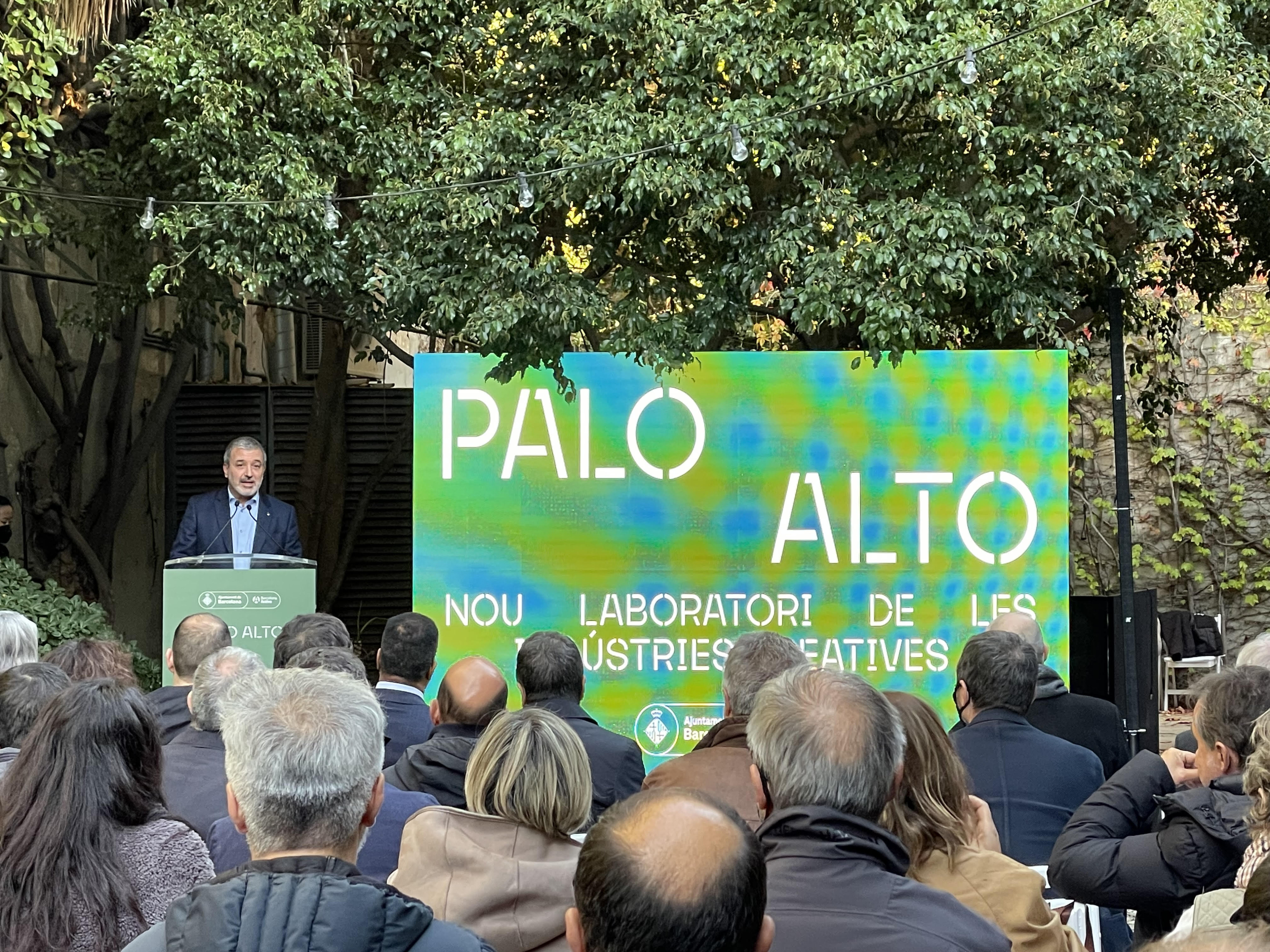 Jaume Collboni durante su presentación en Palo Alto / METRÓPOLI
