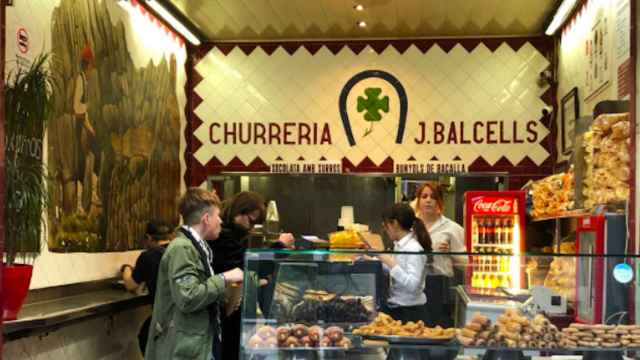 Mostrador de la churrería Trèbol de Barcelona / TRIPADVISOR