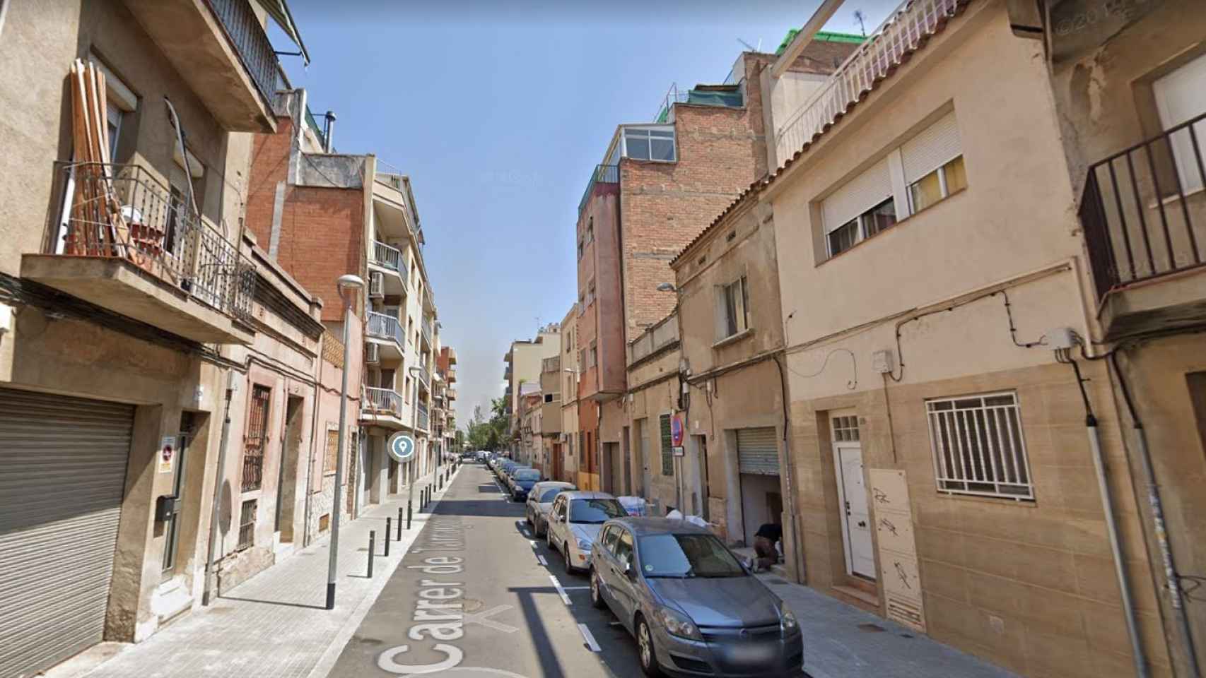 La calle Tarragona de Sant Adrià donde mataron a Valentín Moreno/ GOOGLE MAPS