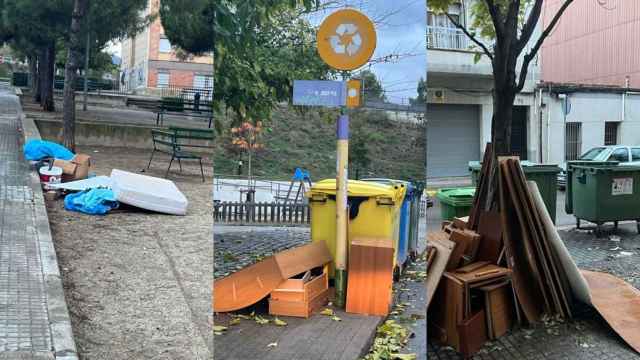 Imágenes de Terrassa en las que se evidencia el empeoramiento de los servicios municipales / METRÓPOLI