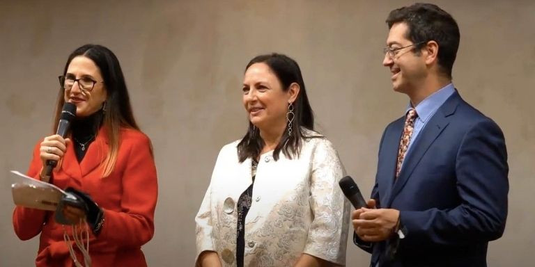 Blanca Navarro, Susana Beltran y Martin Gurría durante el evento / ISRAEL-SPAIN FORUM ALLIANCE