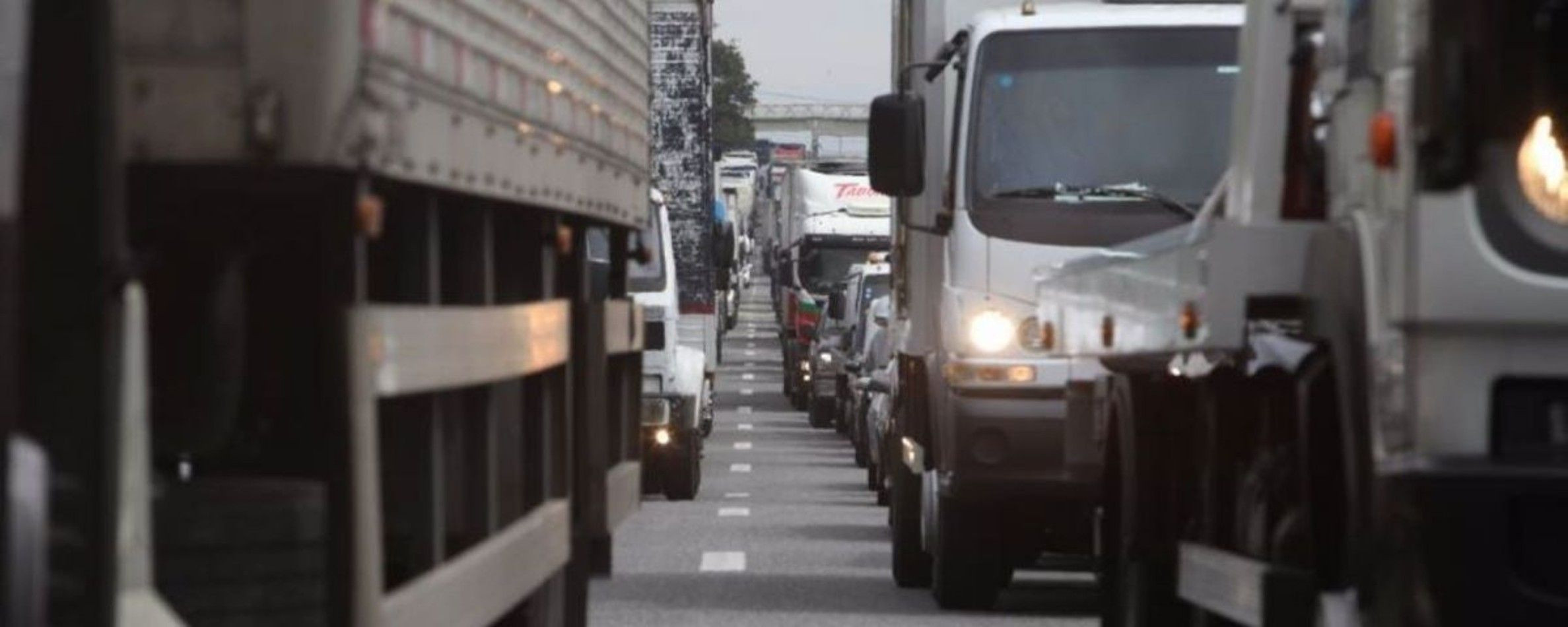 Retención de transportistas en una imagen de archivo / EUROPA PRESS