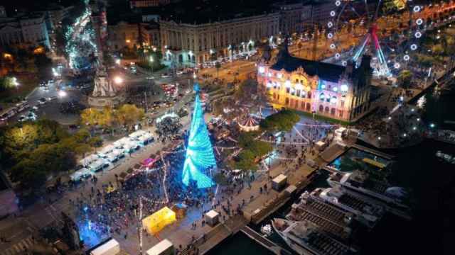 Primera edición de la feria de Navidad del Port Vell en una imagen de archivo / Autoridad Portuaria de Barcelona