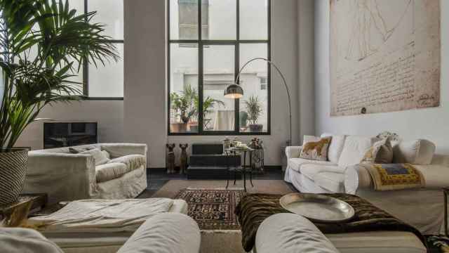 Interior de una vivienda de lujo ubicada en Barcelona