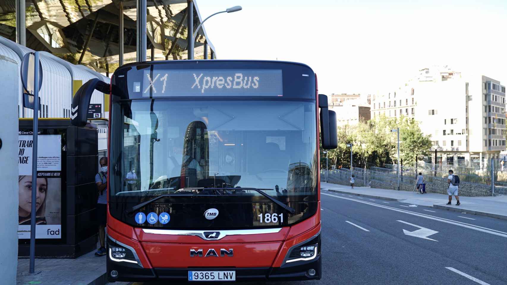 El bus semidirecto de TMB, X1, que cubre la ruta entre Francesc Macià y Glòries / AYUNTAMIENTO DE BARCELONA