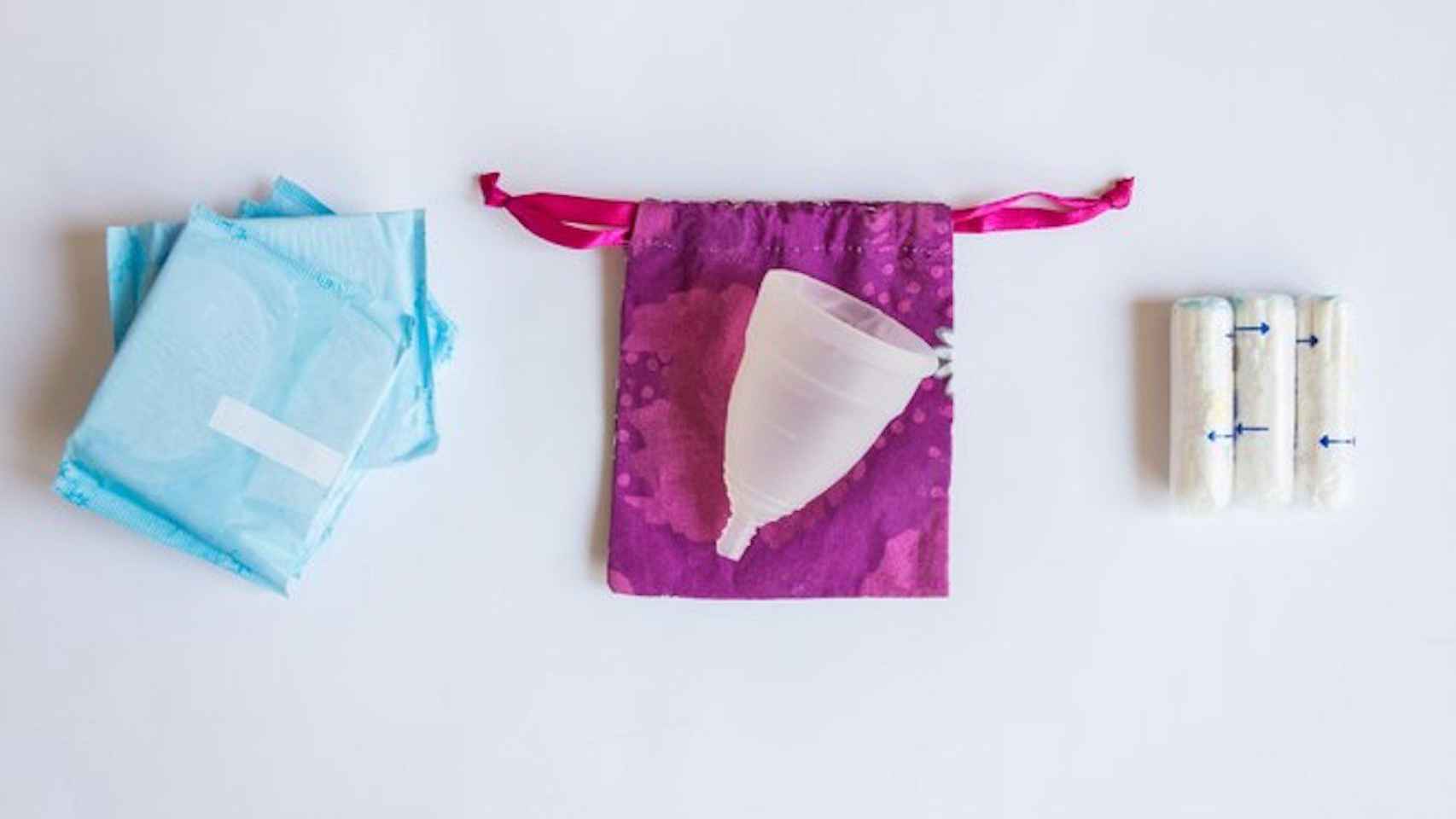 Productos para la menstruación en una imagen de archivo