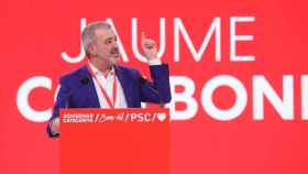 Jaume Collboni, este sábado durante el congreso extraordinario del PSC / EUROPA PRESS
