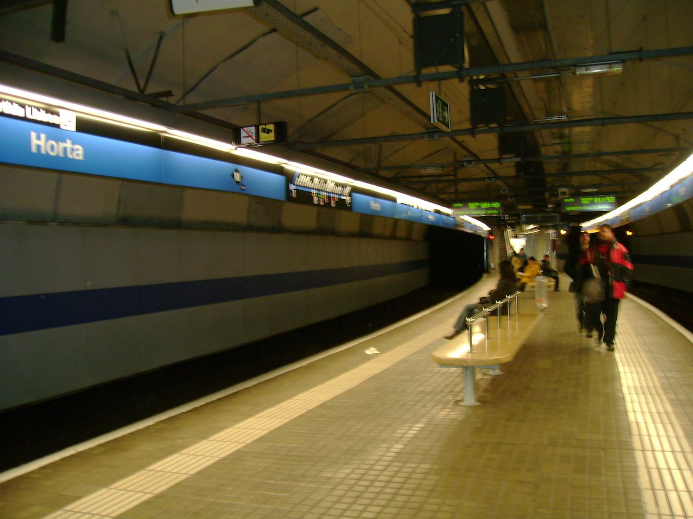 Estación de metro de Horta en una imagen de recurso / ARCHIVO