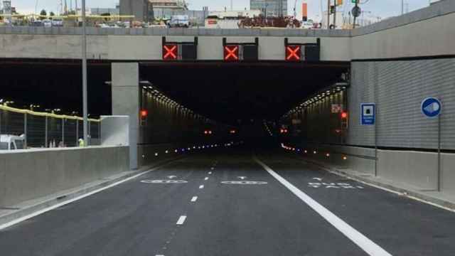 El túnel de Glòries, que ya funciona en ambos sentidos de la circulación  / PABLO MIRANZO