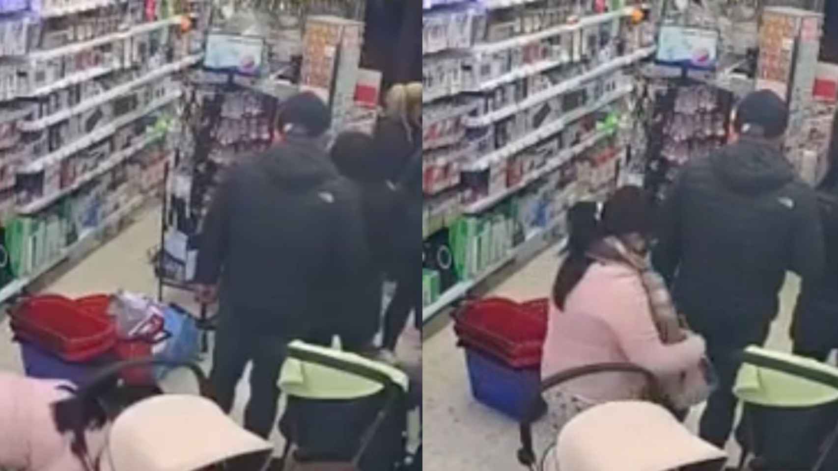 Una de las implicadas en el robo a una mujer que estaba haciendo la compra con su bebé en l'Hospitalet / RRSS