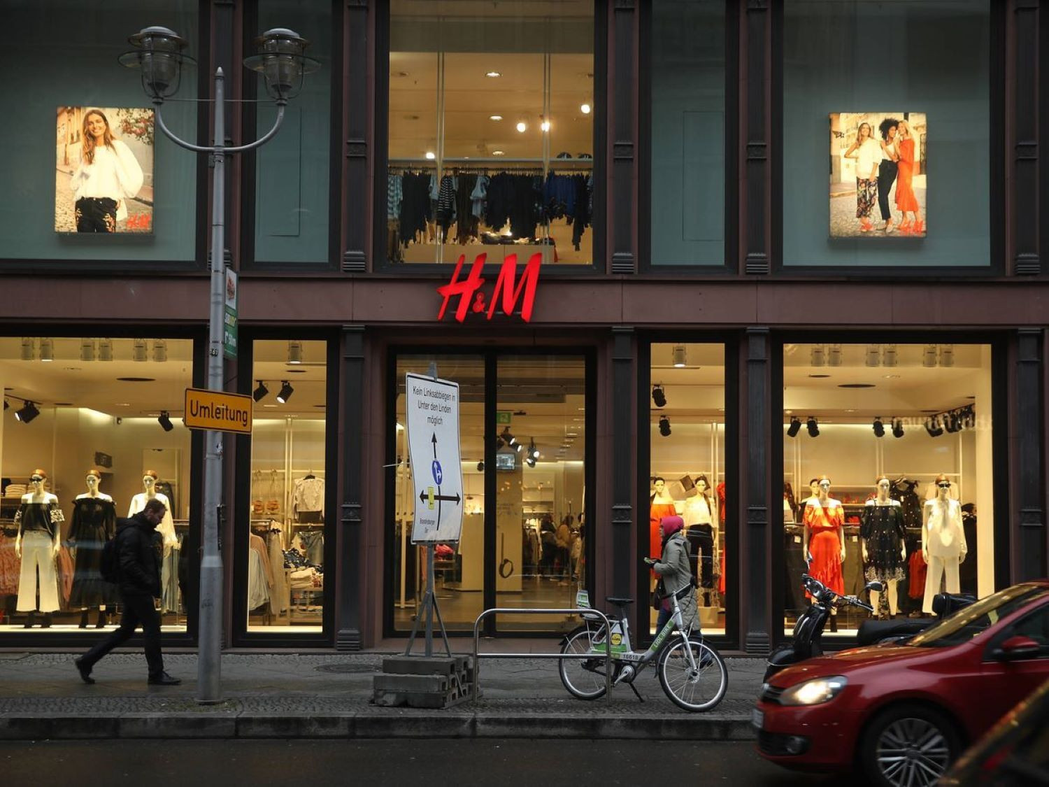 Exterior de una tienda del gigante gallego H&M