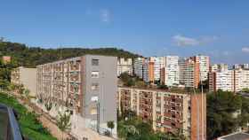 Bloques de viviendas residenciales en Barcelona
